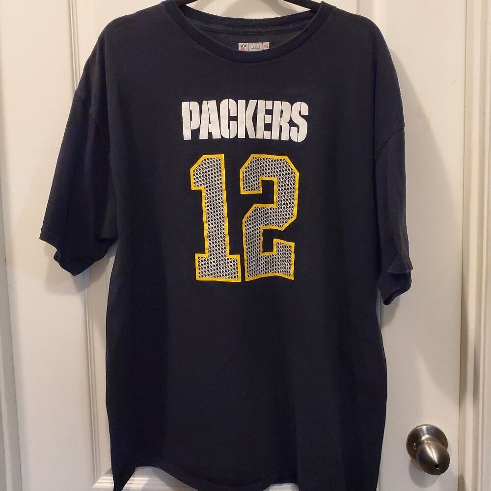 Greenbay Packers GOAT Aaron Rogers #12 T-shirt - 2XL